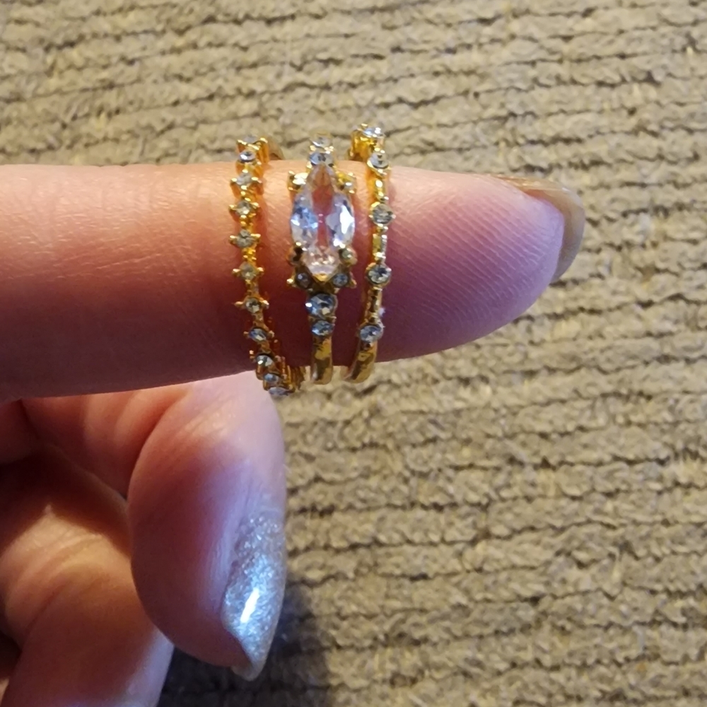 Women's Stack Ring Trio Size 6